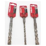3 Hilti TE-C Power Drill Bits for Concrete