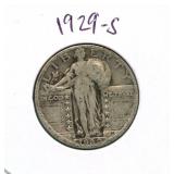 1929-S Standing Liberty Silver Quarter