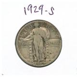 1929-S Standing Liberty Silver Quarter