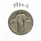 1930-S Standing Liberty Silver Quarter