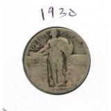 1930 Standing Liberty Silver Quarter