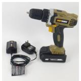 18V Shop Series Drill, Battery & Charger - Works