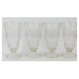 * Vintage Clear Glass Footed Sundae/Parfait Dish