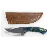 New Carbon Steel Gut Hook Hunting Knife with