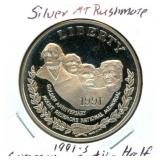 Silver Mount Rushmore 1991-S Commemorative
