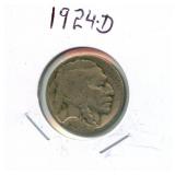 1924-D Buffalo Nickel