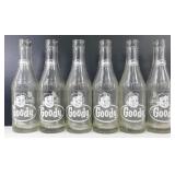 * 6 Goody Soda Bottles 7 oz Minn.