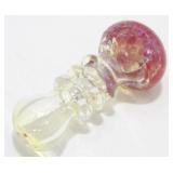 * Small Colorful Twist Spoon Glass Hand Pipe Bowl