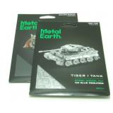 2 Steel Model Kits - Tiger I Tank and a Wild West