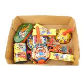Vintage Metal Toy Noisemakers, Etc.