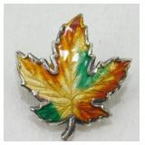 Sterling Silver Maple Leaf Pendant - 4.35-Grams,