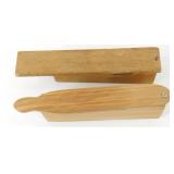 Pair (2) Old Hand-Made Wooden Turkey Box Calls