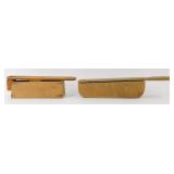 Pair (2) Old Hand-Made Wooden Turkey Box Calls