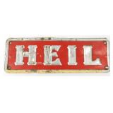 Old Farm "Heil" Metal Sign - Smaller Piece and