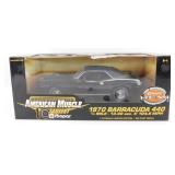 NIB American Muscle 1:18 Scale 1970 Barracuda 440