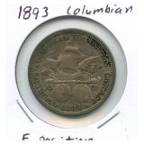 1893 Columbian Exposition Silver Commemorative