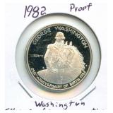 1982 Proof Washington Silver Commemorative Half