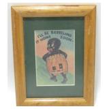 Framed Black Americana Post Card