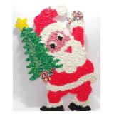 * 22" Vintage Santa Plastic Popcorn Dï¿½cor