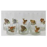 ** Vintage American Wildlife Glasses