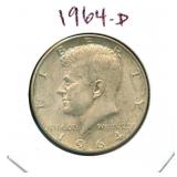 1964-D Kennedy Silver Half Dollar