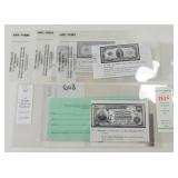 5 Old Envelopes of Obsolete Info from a 2000