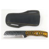 New Carbon Steel Dragon Scale Bull Cutter Knife