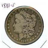 1881-S Morgan Silver Dollar