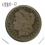 1880-O Morgan Silver Dollar