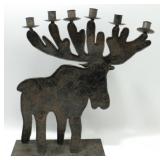 * Moose Metal Candle Holder