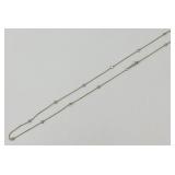 Sterling Silver Necklace - 3.8 grams