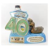 * Jim Beam Bourbon DU Decanter - 40 Years Ducks