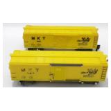 Lot of 2 Yellow MKT "The Katy" Model Freight