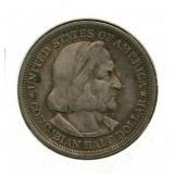 1893 Columbian Exposition Silver Half Dollar