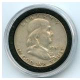 1951 Franklin Silver Half Dollar