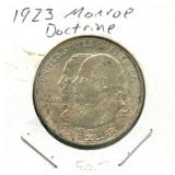 1923 Monroe Doctrine Silver Half Dollar
