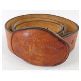 Vintage Lyntone Co. "Mello Cowhide" Belt and