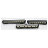 Lot of 3 Model Railway Passenger & Baggage Cars -