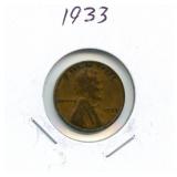 1933 Lincoln Wheat Cent