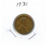 1931 Lincoln Wheat Cent