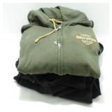 3 Vintage Harley-Davidson Zip-Up Hoodies
