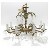 ** Antique Brass Chandelier