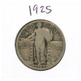 1925 Standing Liberty Silver Quarter