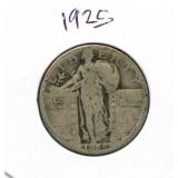 1925 Standing Liberty Silver Quarter