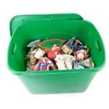** Tote Full of Christmas Decorations