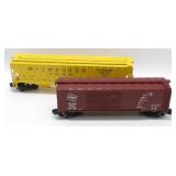 Lot of 2 Milwaukee Road Model Freight Train Cars