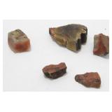 3 Vintage Glass Boot Toothpick Holders