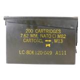 U.S. Military Ammunition Can - 7.62mm, 200 Rounds