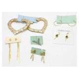 6 Pairs of Earrings - New