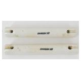 Johnson 107 Porcelain Spool Insulator x2